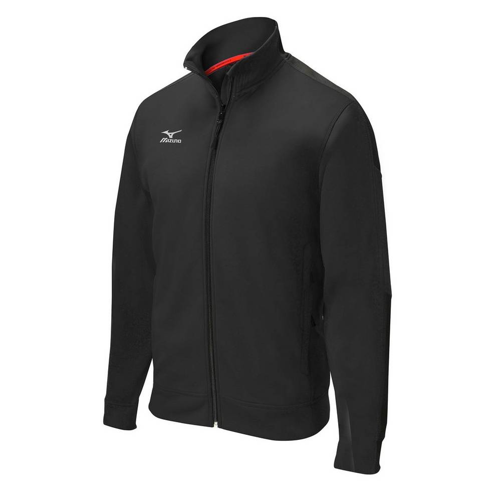 Mens Mizuno Elite Thermal Jacket Black Philippines (LWBKHF790)